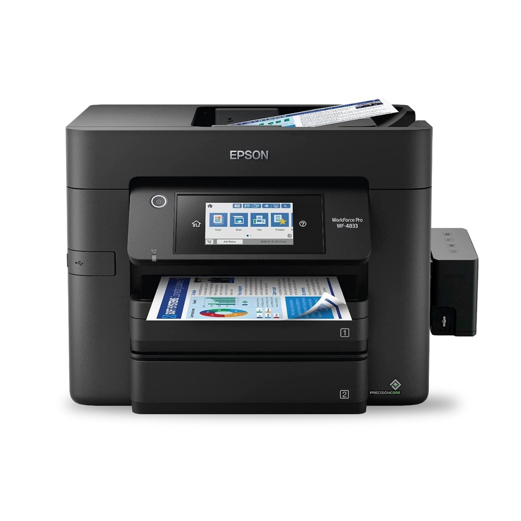 Impresora Multifunción Epson WF-4833 A4 Ecotank Tinta Fotográfica