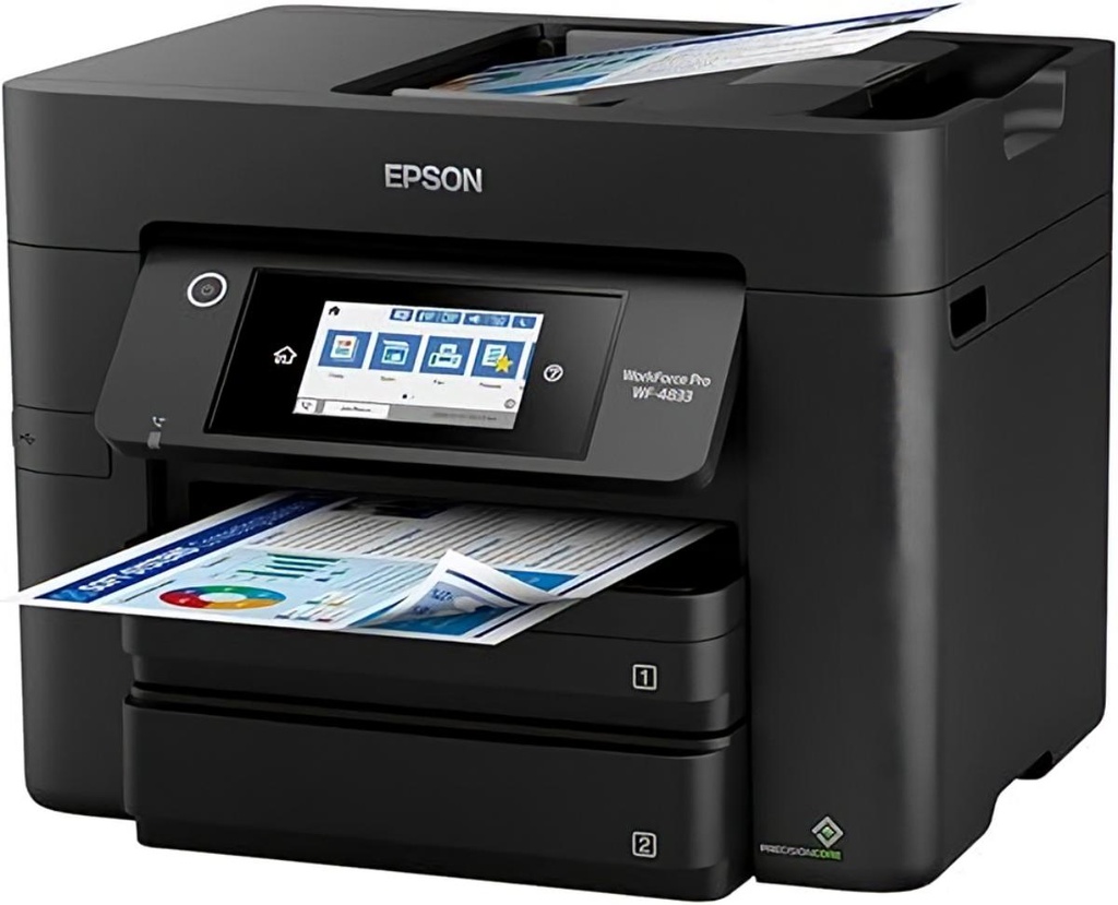 Impresora Multifunción Epson WF-4833 A4 Ecotank Tinta Fotográfica