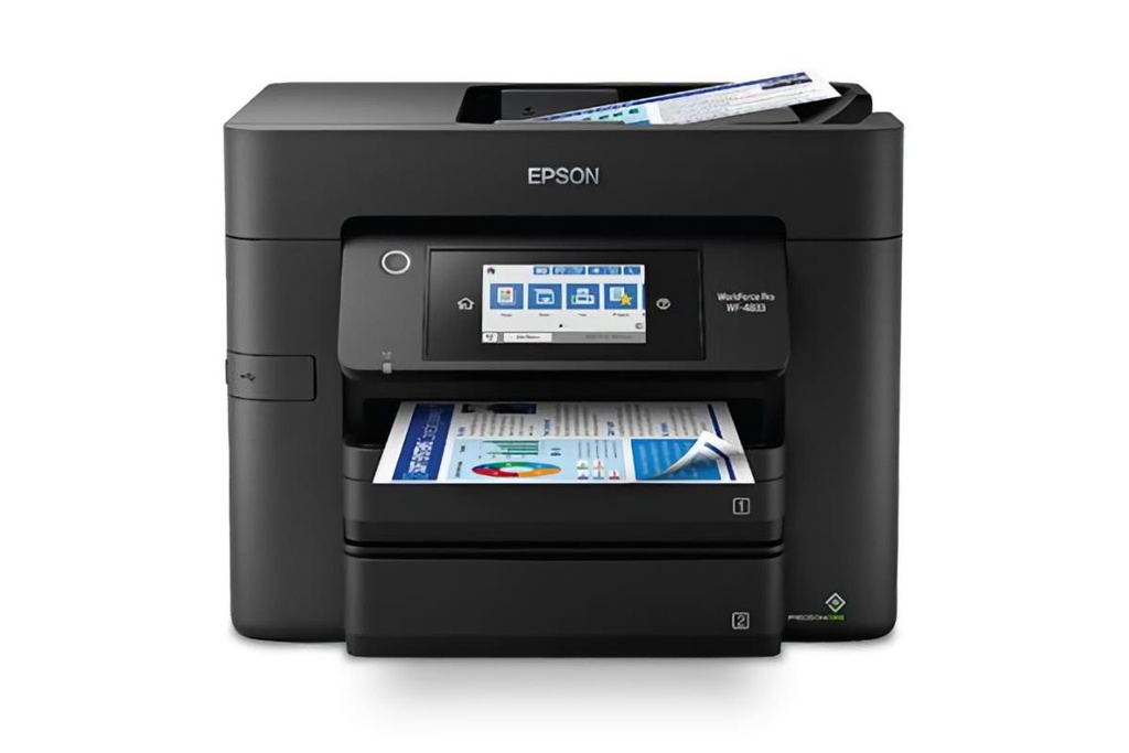 Impresora Epson Multifunción Multifunción Pro WF-4833 A4 modificada para colocar llave Chipless