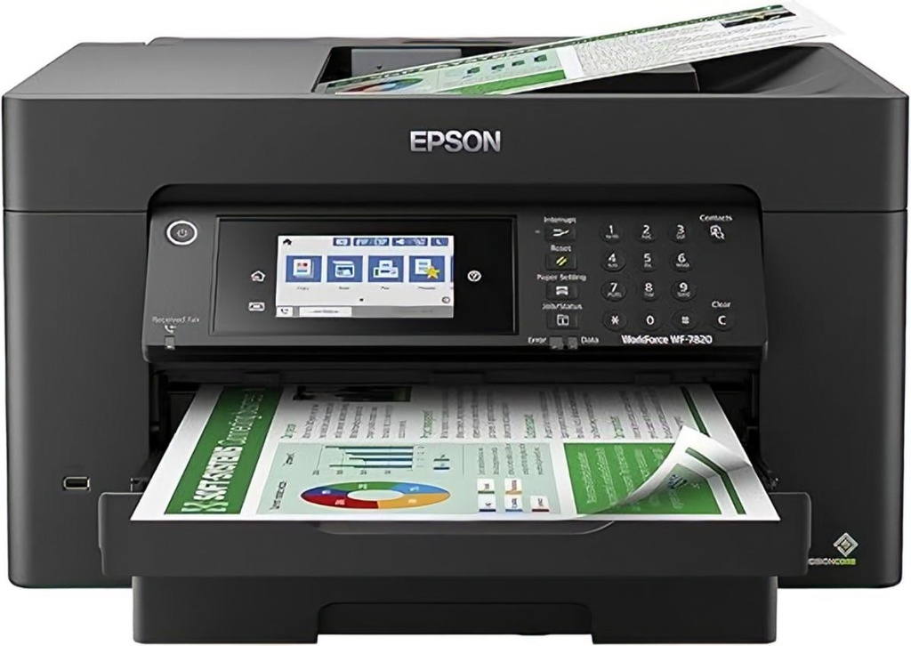 Impresora Multifunción Epson WF-7820 A3-A4, Ecotank Tinta Fotográfica