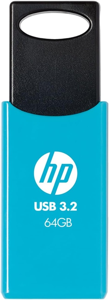 FLASH MEMORY 64GB HP 712W AZUL  USB 3.2