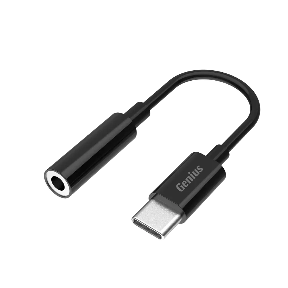 ADAPTADOR DE AUDIO GENIUS USB-C to 3.5MM ACC-C100. 10CM