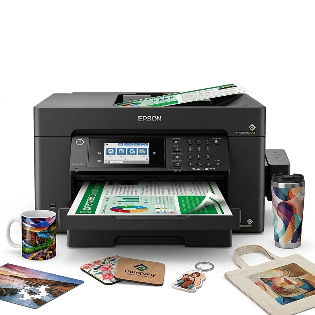 Impresora Multifunción Epson WF-7820 A3-A4, Sistema continuo Sublimación