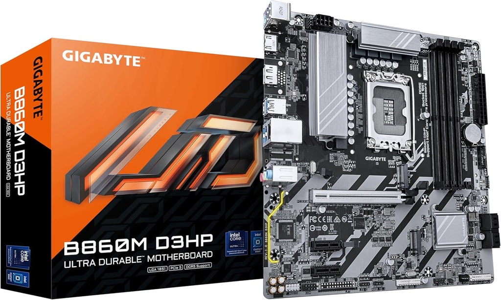 MAINBOARD GIGABYTE B860M D3HP LGA1851 DDR5 ATX