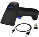 LECTOR CODIGO DE BARRAS 3NSTAR Y QR  SC415BT, INALAMBRICO, 1D2D, USB, NEGRO