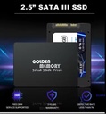 Disco Solido SSD 256Gb, 2.5, 3D NAND Sata III, Golden, Nuevo