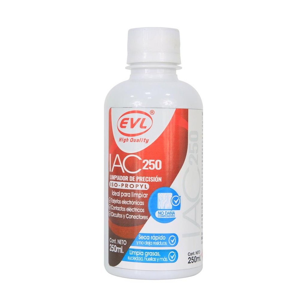 ALCOHOL ISOPROPILICO LIMPIADOR 250ML – EVL