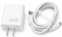 CUBO CARGADOR CON CABLE PAVAREAL K101M USB-A A USB-MICRO 22.5W CARGA RAPIDA BLANCO