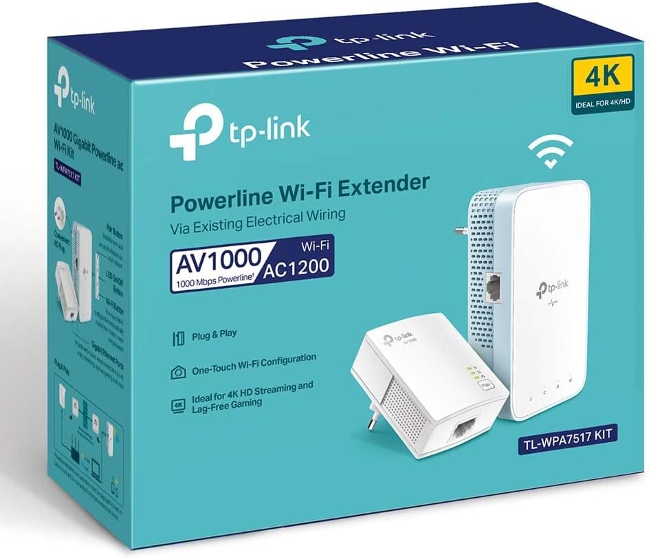 TP-LINK POWERLINE TL-WPA7517 GIGABIT AC750 WIFI KIT