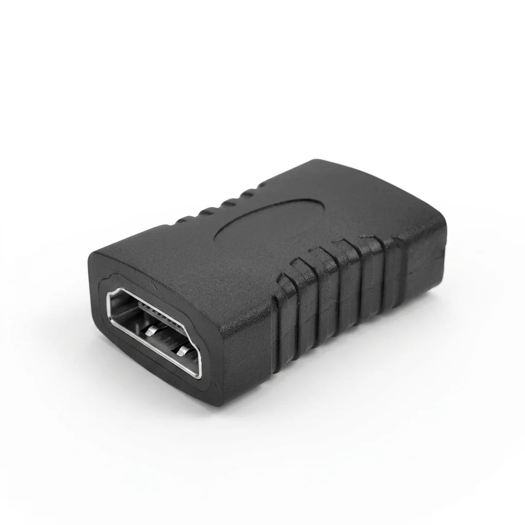 ADAPTADOR DE UNION HEMBRA HDMI A HDMI NEGRO