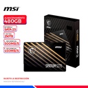 DISCO SSD MSI SPATIUM S270 - 480 GB - interno - 2.5" - SATA 6Gb/s