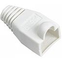 Tapa protectora para conector RJ45, blanco, azul