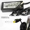 Cargador Laptop Hp 18.5V/3.5A/65W/conector 4.8x17mm/plug amarillo HC