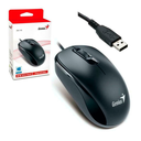 Mouse Genius DX-110, Usb optico, 3 botones, G5, ambidextro, color Negro