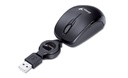 Mouse GENIUS Micro Traveller Retractil Usb color negro 3 botones,  para Laptop