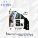 MicroSD 16GB Kingston Canvas Select Plus, A1, clase 10, 100MB/s