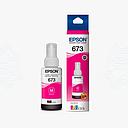 Tinta Original EPSON T673 70ml, color Magenta, Ecotank, L800, L810, L850, L805, L1300