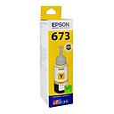 Tinta Original EPSON T673 70ml, color Yellow, Ecotank, L800, L810, L850, L805, L1300
