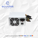 Fuente de Poder ETEK 400W, Pc, 110V 120V,   Conectores 20/24 pines, Nuevo, Garantia 1 año