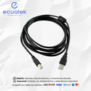 Cable USB para Impresora, 3metros, Resistente