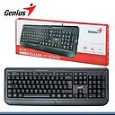 Teclado Genius Smart KB118, Usb, Alambrico, Antiderrames, en español, Black