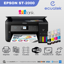 Impresora Epson WorkForce ST-2000, Multifuncional, Inalambrica, Duplex, Wifi, Usb,  10-15 PPM, Sistema Original, Nuevo, Sellado, garantia 1 año