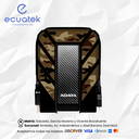 Disco Externo ADATA 2.5" HD710MPRO, 2Tb, 3.1, Usb, Anti golpes, Anti derrames