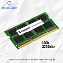 SO DIMM Kingston  DDR4 16Gb, 3200Mhz, PC4 25600 CL22, 1.2V,  sin bufer, Nuevo, 1 año de garantia