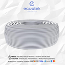 Rollo cable de Red UTP Cat6E, 305M, color gris, para interior