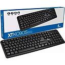 Teclado Xtech XTK092S, alambrico, Usb, español, color Negro