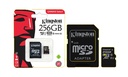 Microsd Kingston Canvas Select Plus, 256 Gb,Tarjeta de memoria,  adaptador microSDXC a SD Incluido, Class 10, Nuevo, Sellado