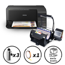 Combo de Sublimacion: Epson L1250 A4 + Sublimadora manual de jarros/30oz