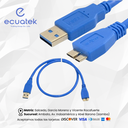 Cable Micro USB 3.0 a Micro BM, para disco duro externo portatil, telefonos smart y tablets