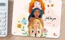 Mouse Pad Disney Princess,86x7x07in, Colorido, Flexible, Comodo, Lavable