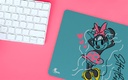 Mouse Pad Disney Minnie,86x7x07in,Colorido, Flexible, Comodo, Lavable