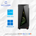 CPU i3-14100 caché de 12 M, hasta 4,70 GHz, 16Gb Ram, 512 Gb SSD. Gratis Teclado y Mouse
