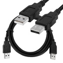 CABLE DE DATOS USB MACHO A USB MACHO 0.50MT