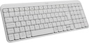 TECLADO LOGITECH K250 COMPACTO BLUETOOTH WIRELESS AJUSTABLE, WHITE, 7 GRADOS 