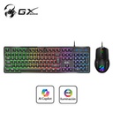 KIT GENIUS SCORPION KM-GX6 TECLADO + MOUSE USB ILUMINACION RGB 7 COLORESM TECLA AI COPILOT